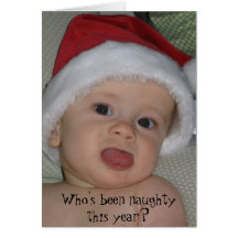 Bébé de Père Noël Cartes