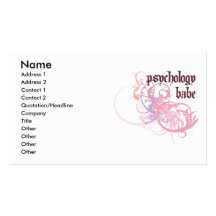 Bébé de psychologie modèles de cartes de visite
