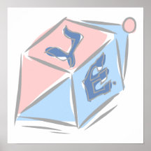 Bébé Dreidel Affiches