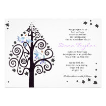 Bébé juif d'arbre d'étoile appelant l'hébreu d'inv invitations