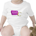 Bébé jumeau nerd 1 d'ordinateur de 2 (CTRL C) Onsi T-shirts