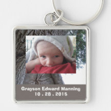 Bébé Keychain d'arbre Porte-clefs
