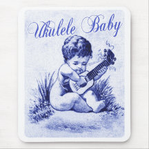 Bébé Mousepad d'ukulélé Tapis De Souris