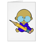 Bébé nerd carte de vœux