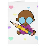 Bébé nerd cartes de vœux
