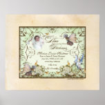 Bébé personnalisé - princesse enchantée de féerie posters