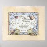 Bébé personnalisé - princesse enchantée de féerie affiches