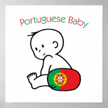 Bébé portugais affiches