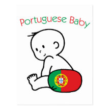 Bébé portugais carte postale
