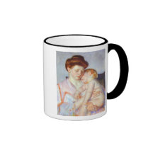 Bébé somnolent. c. 1910, Mary Cassatt Mugs