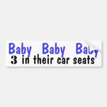 Bébés dans la voiture autocollants pour voiture