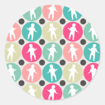 Bébés de danse autocollants