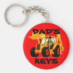 Bêcheur jaune porte-clefs