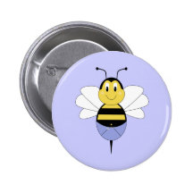 BeeBee gaffent le bouton d'abeille Badges