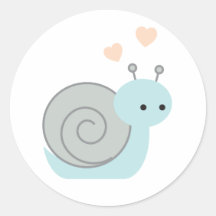 Bel escargot autocollant
