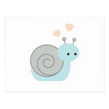 Bel escargot carte postale