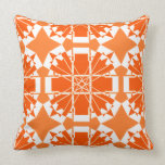 Bel oreiller géométrique en pastel de motif