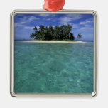 Belize, barrière de corail, île anonyme ou banc de ornement de noël