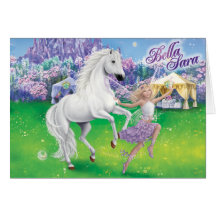 Bella et Sara Moonfairies Carte