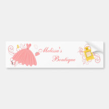 Belle, belle robe autocollant pour voiture