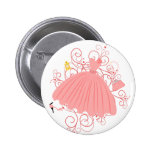 Belle, belle robe badge avec épingle