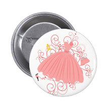 Belle, belle robe badge avec épingle