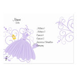 Belle, belle robe modèles de cartes de visite