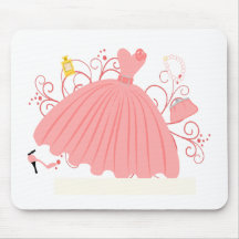 Belle, belle robe tapis de souris