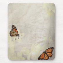belle conception de butterlies de monarque tapis de souris