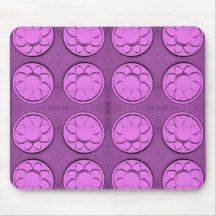 belle conception florale pourpre tapis de souris