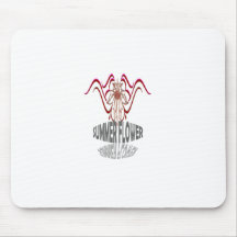 Belle fleur d'été tapis de souris