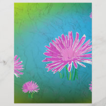 Belle fleur rose prospectus en couleur