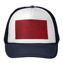 Belle laine dans la couleur rouge casquettes