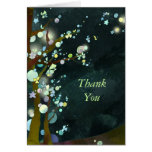 Belle note de Merci de mariage de nuit Cartes