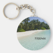 Belle plage en Maldives Porte-clés