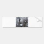 Belle scène de neige adhésifs pour voiture
