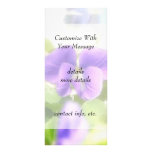 Belle violette de ressort cartes doubles
