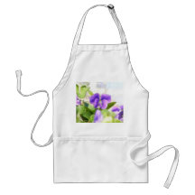 Belle violette de ressort tablier
