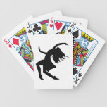 Belles cartes de jeu de danseur