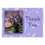 Belles cartes de Merci de lilas de Mary Cassat
