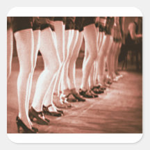 Belles jambes de danse de rétros femmes vintages d autocollants