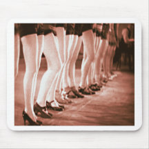Belles jambes de danse de rétros femmes vintages d tapis de souris