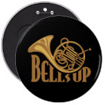 Bells lèvent le klaxon badges avec agrafe