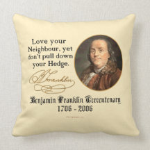 Ben Franklin - voisins Oreillers