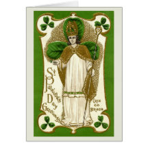 Bénédictions le jour de St Patrick - carte