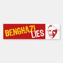 Benghazi Lies Bumper Sticker