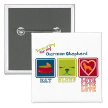 Berger allemand badge avec épingle