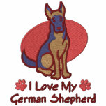 Berger allemand d'amour sweat-shirt à capuche brodé