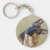 Berger allemand idiot porte-clefs