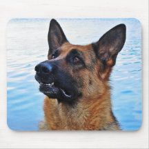 Berger allemand - mouspad de chien tapis de souris